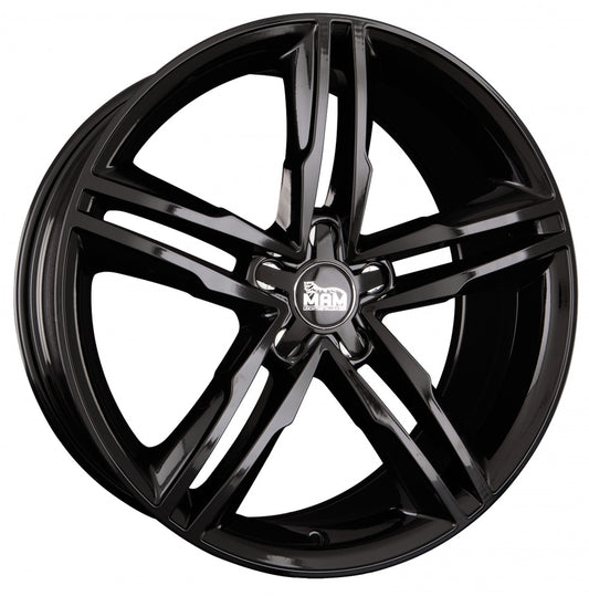 MAM A1 black painted 8x18 ET30 - LK5/112 ML66.5