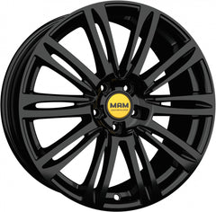 MAM A4 black painted Alufelge 7x16 Zoll ET38 LK 5x108 ML72.6