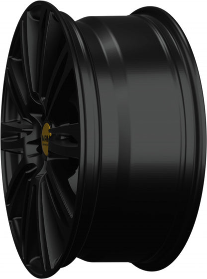 MAM A4 black painted 7x16 ET38 - LK5/108 ML72.6
