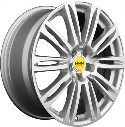 MAM A4 silver painted 7x16 ET48 - LK5/112 ML66.6