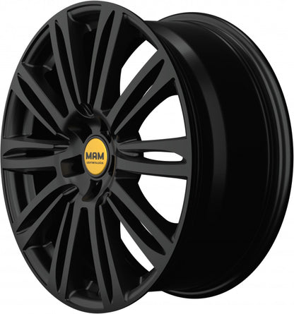 MAM A4 black painted 7x16 ET38 - LK5/114.3 ML72.6