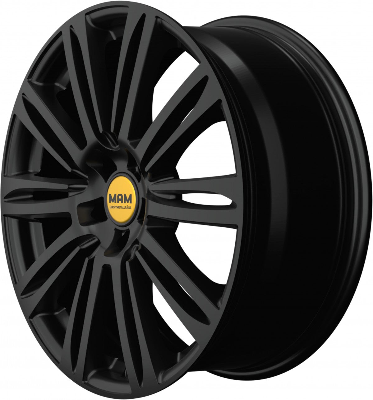 MAM A4 black painted 8x18 ET50 - LK5/112 ML66.5