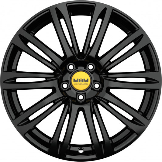 MAM A4 black painted 8x19 ET45 - LK5/112 ML66.5