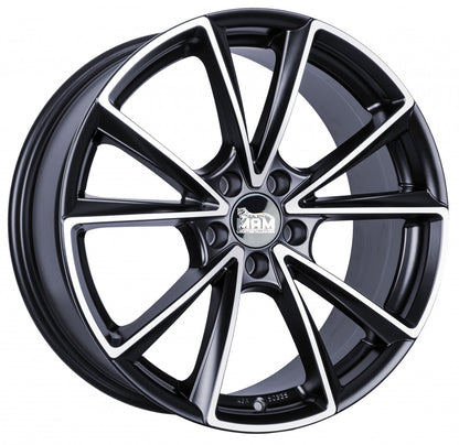 MAM A5 matt black front polish Alufelge 8x19 Zoll ET30 LK 5x112 ML66.6