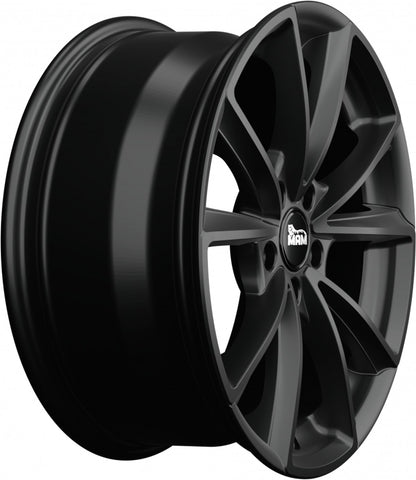 MAM A5 matt black painted 8x18 ET35 - LK5/112 ML66.6
