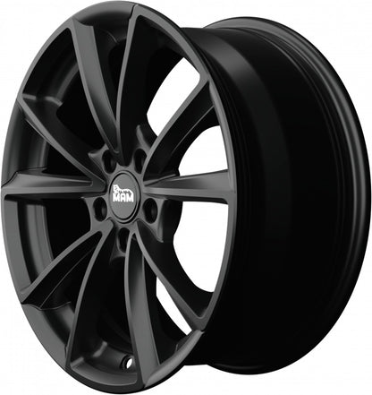 MAM A5 matt black painted 8x18 ET35 - LK5/112 ML66.6