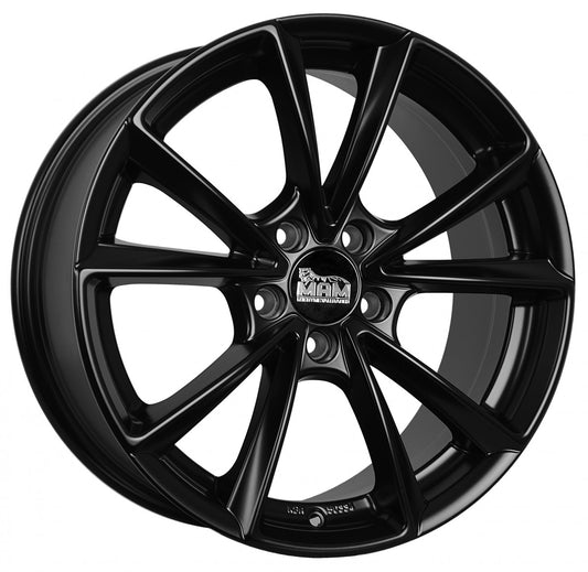 MAM A5 matt black painted 8x19 ET30 - LK5/112 ML66.6