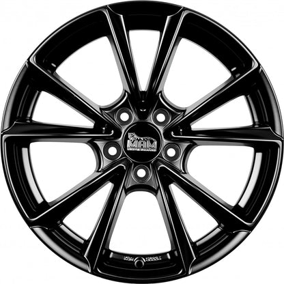 MAM A5 matt black painted 8x19 ET45 - LK5/112 ML66.6