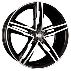 MAM A1 black front polish Alufelge 8x18 Zoll ET44 LK 5x112 ML66.5