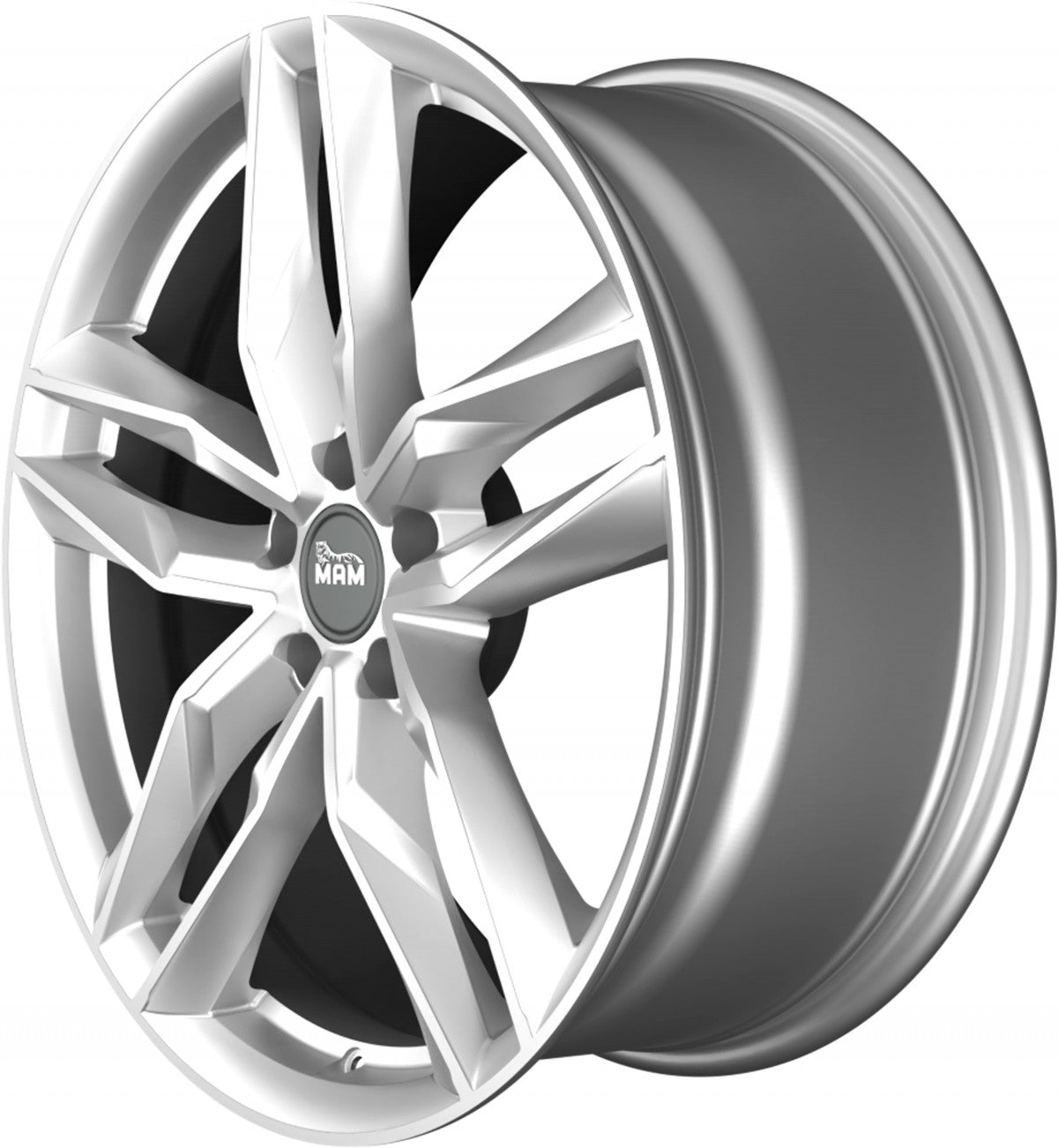 MAM RS3 silver painted 8x18 ET45 - LK5/112 ML66.6