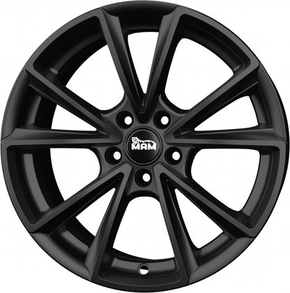 MAM A5 matt black painted 8.5x20 ET30 - LK5/112 ML66.6