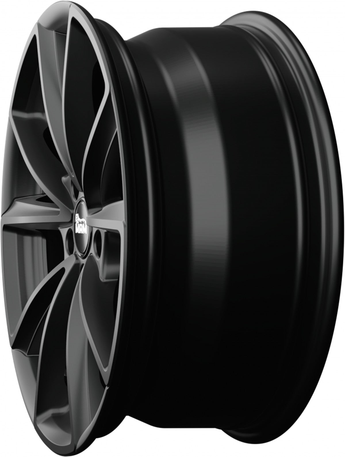 MAM A5 matt black painted 8.5x20 ET30 - LK5/112 ML66.6