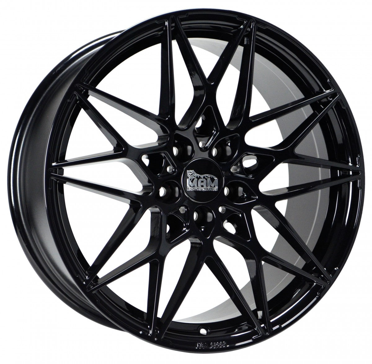 MAM B2 black painted Alufelge 8.5x19 Zoll ET35 LK 5x120 ML72.6