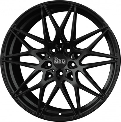 MAM B2 black painted Alufelge 8.5x19 Zoll ET35 LK 5x120 ML72.6 – Bild 5