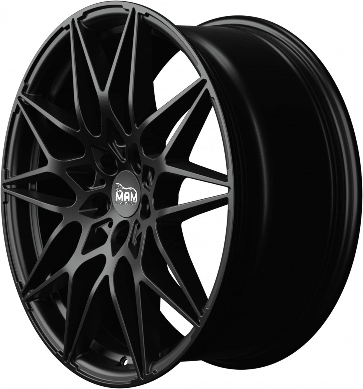 MAM B2 black painted Alufelge 8.5x19 Zoll ET35 LK 5x120 ML72.6 – Bild 7