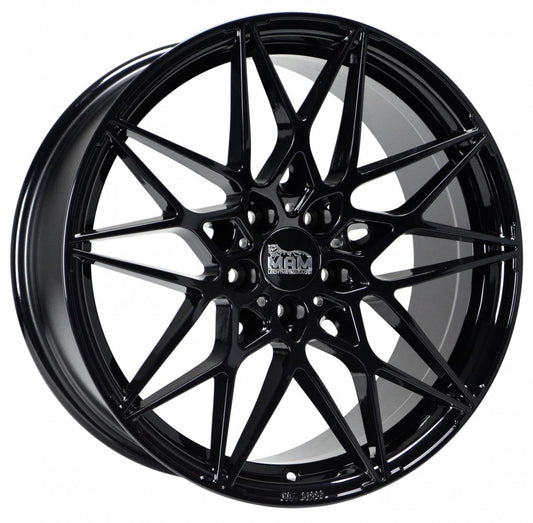 MAM B2 black painted 8x18 ET30 - LK5/112 ML72.6