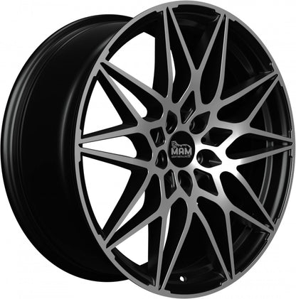 MAM B2 black front polish 8x18 ET45 - LK5/112 ML72.6