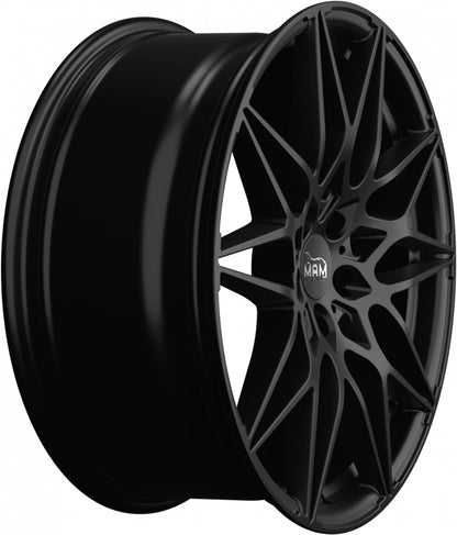 MAM B2 black painted Alufelge 8x18 Zoll ET35 LK 5x120 ML72.6 – Bild 4