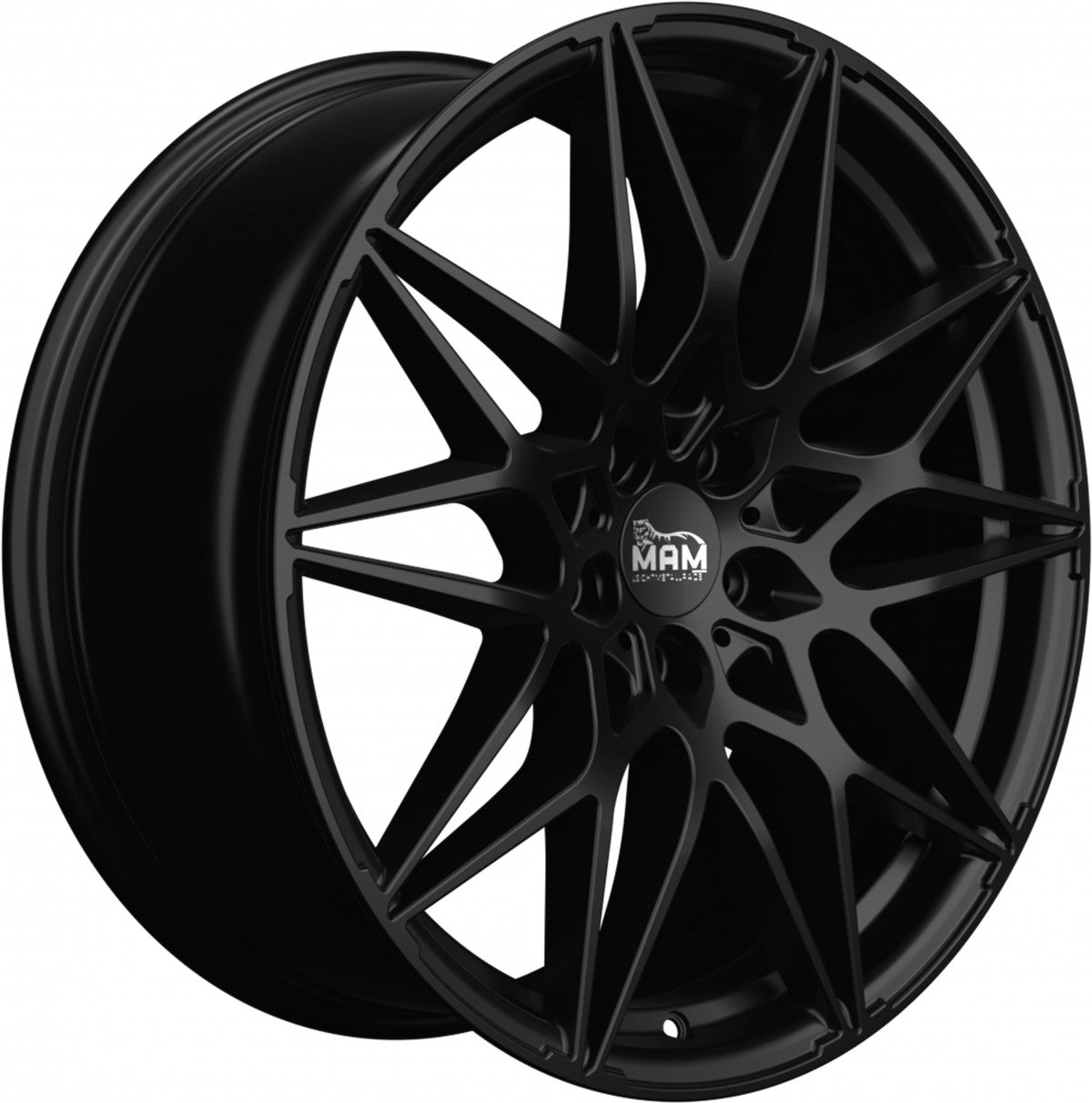 MAM B2 black painted Alufelge 8.5x20 Zoll ET35 LK 5x120 ML72.6 – Bild 3