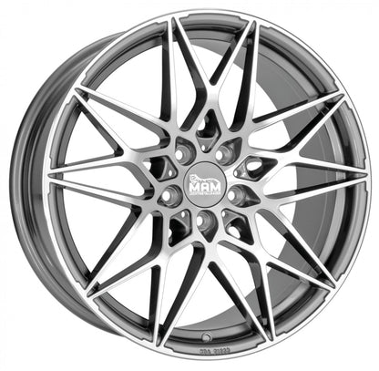 MAM B2 palladium front polish 8.5x20 ET35 - LK5/120 ML72.6