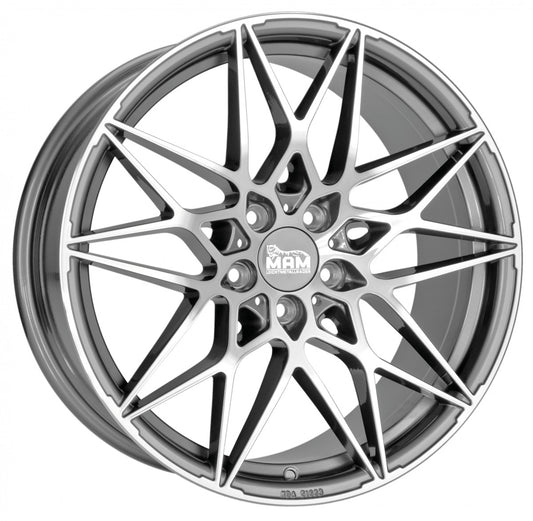 MAM B2 palladium front polish 8.5x20 ET35 - LK5/120 ML72.6