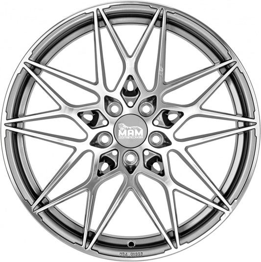 MAM B2 palladium front polish 8.5x20 ET35 - LK5/120 ML72.6
