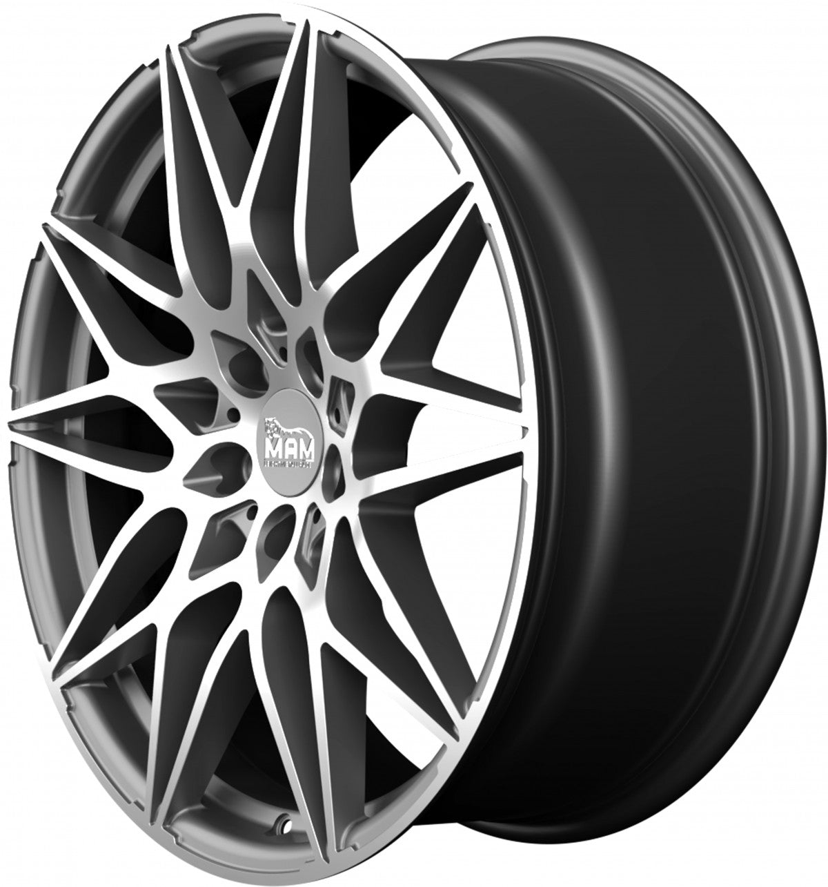 MAM B2 palladium front polish 8.5x20 ET35 - LK5/120 ML72.6