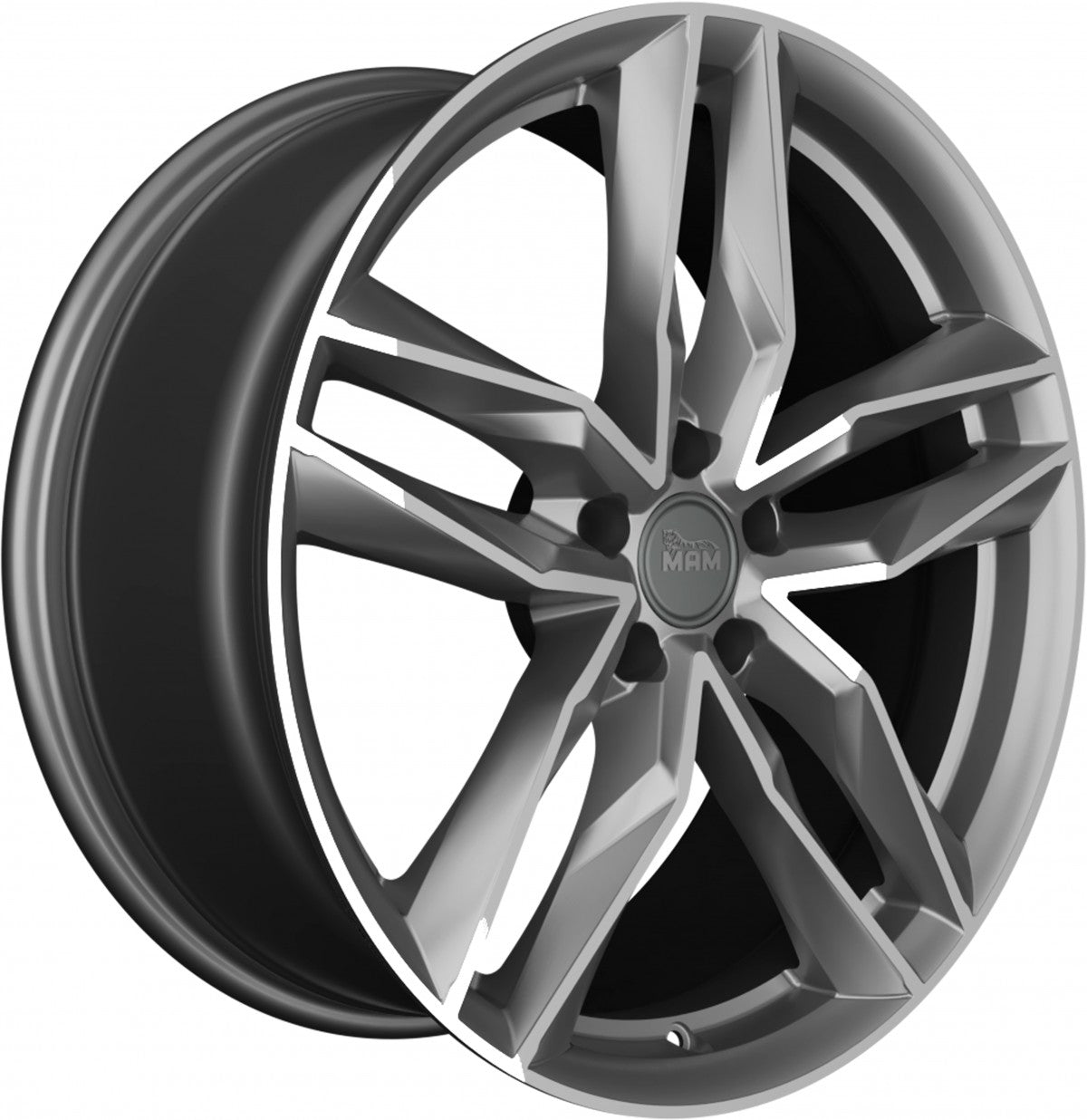 MAM RS3 matt palladium front polish 8.5x20 ET45 - LK5/112 ML66.6