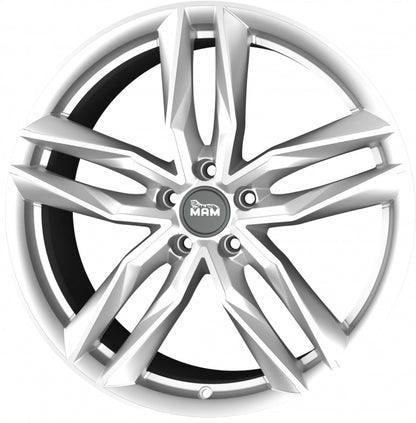 MAM RS3 silver painted 8.5x20 ET45 - LK5/112 ML66.6