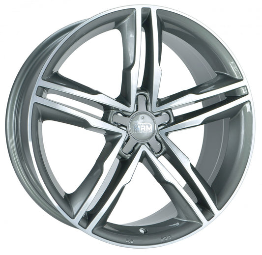 MAM A1 palladium front polish 8x19 ET30 - LK5/112 ML66.5