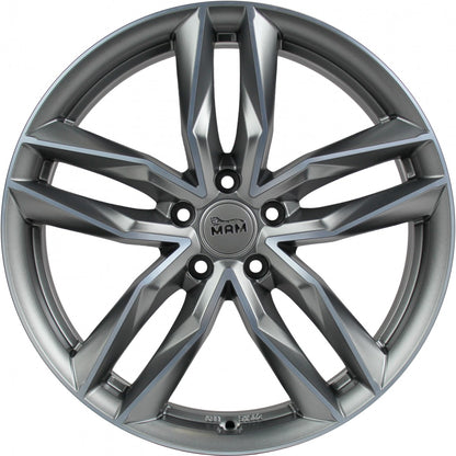 MAM RS3 matt palladium front polish 8x18 ET45 - LK5/108 ML72.6