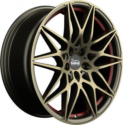 MAM B2 bronze red inside 8x18 ET35 - LK5/120 ML72.6