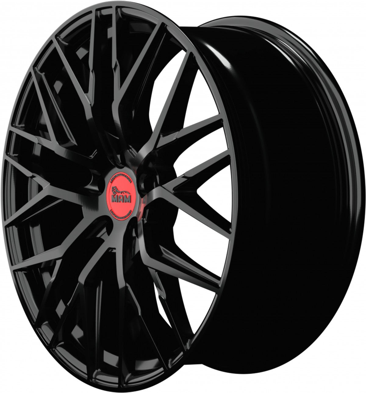 MAM RS4 black painted Alufelge 8.5x19 Zoll ET30 LK 5x112 ML72.6 – Bild 7