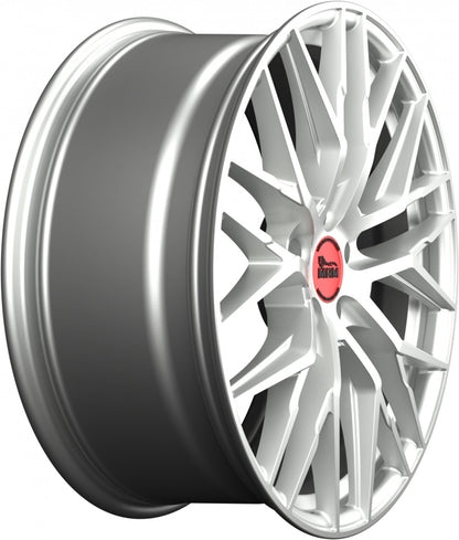 MAM RS4 matt silver painted Alufelge 8.5x19 Zoll ET45 LK 5x112 ML72.6 – Bild 4