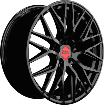 MAM RS4 black painted Alufelge 8.5x19 Zoll ET40 LK 5x114.3 ML72.6 – Bild 3