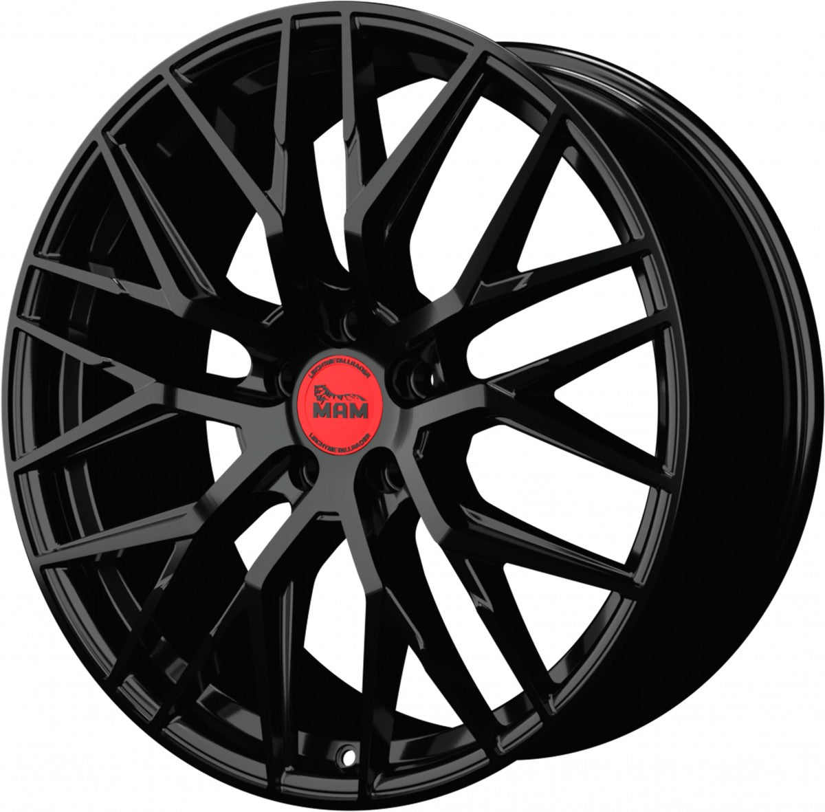 MAM RS4 black painted Alufelge 8.5x19 Zoll ET35 LK 5x120 ML72.6 – Bild 6