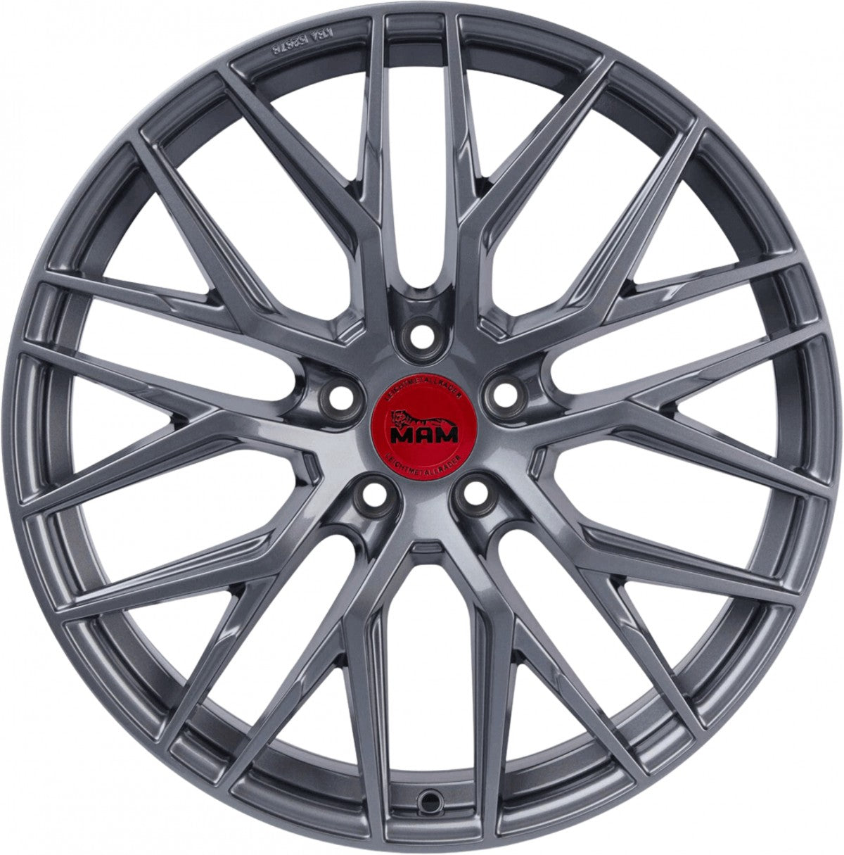 MAM RS4 palladium painted 8.5x19 ET35 - LK5/120 ML72.6