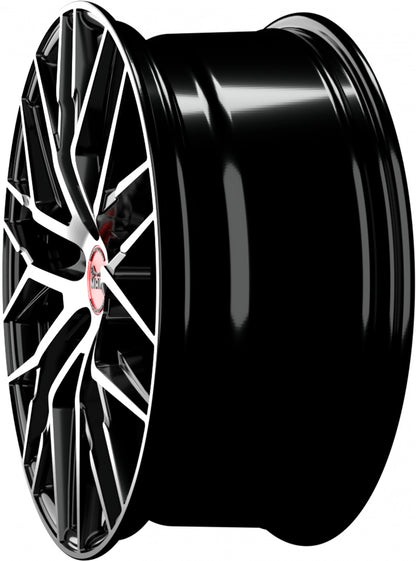 MAM RS4 black front polish 8x18 ET30 - LK5/112 ML72.6