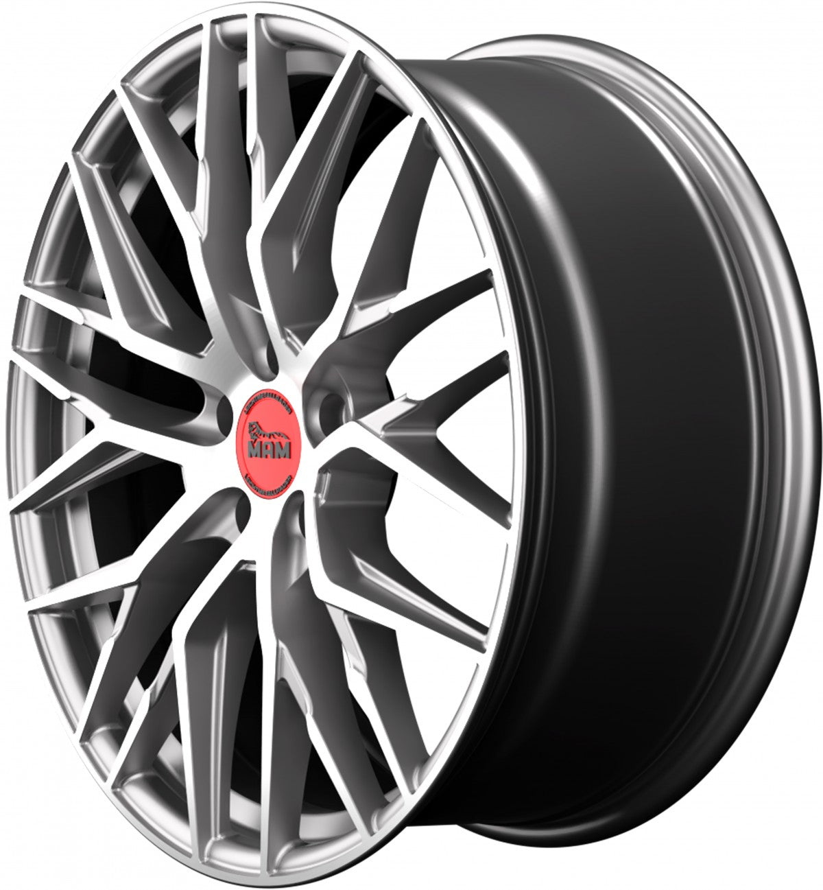 MAM RS4 palladium front polish 8x18 ET45 - LK5/112 ML72.6
