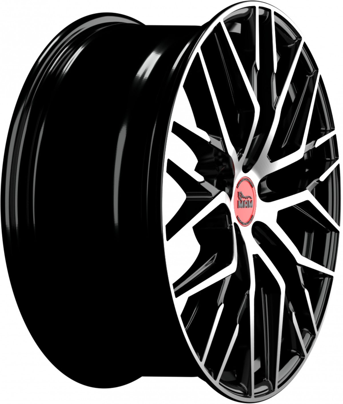 MAM RS4 black front polish 8x18 ET35 - LK5/120 ML72.6