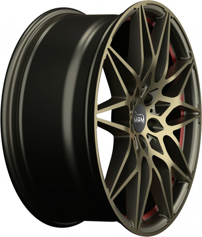 MAM B2 bronze red inside 8x18 ET30 - LK5/112 ML72.6