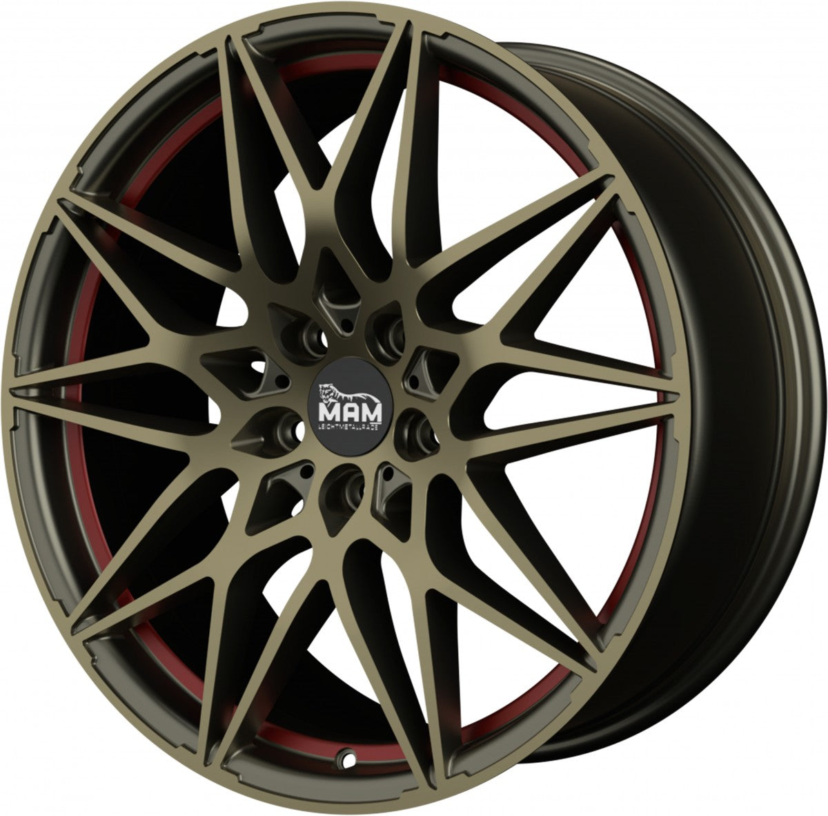 MAM B2 bronze red inside 8x18 ET45 - LK5/112 ML72.6