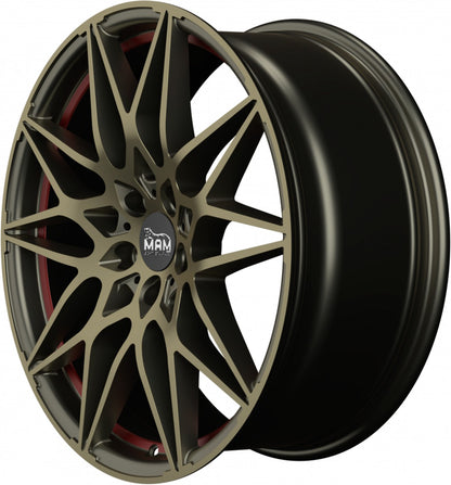 MAM B2 bronze red inside 8.5x19 ET30 - LK5/112 ML72.6