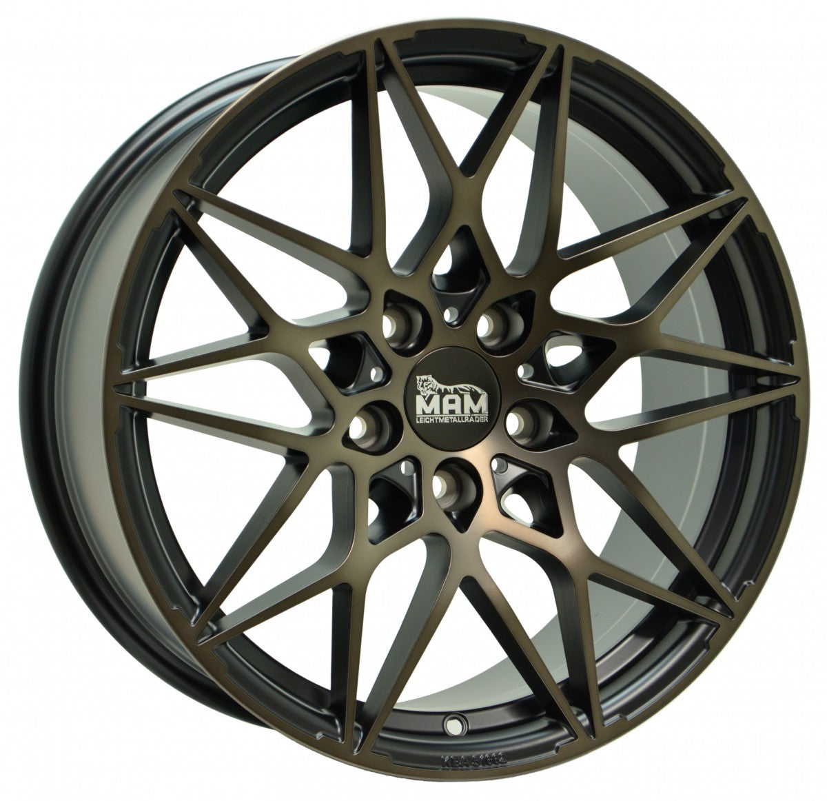 MAM B2 matt black bronze 8.5x20 ET30 - LK5/112 ML72.6