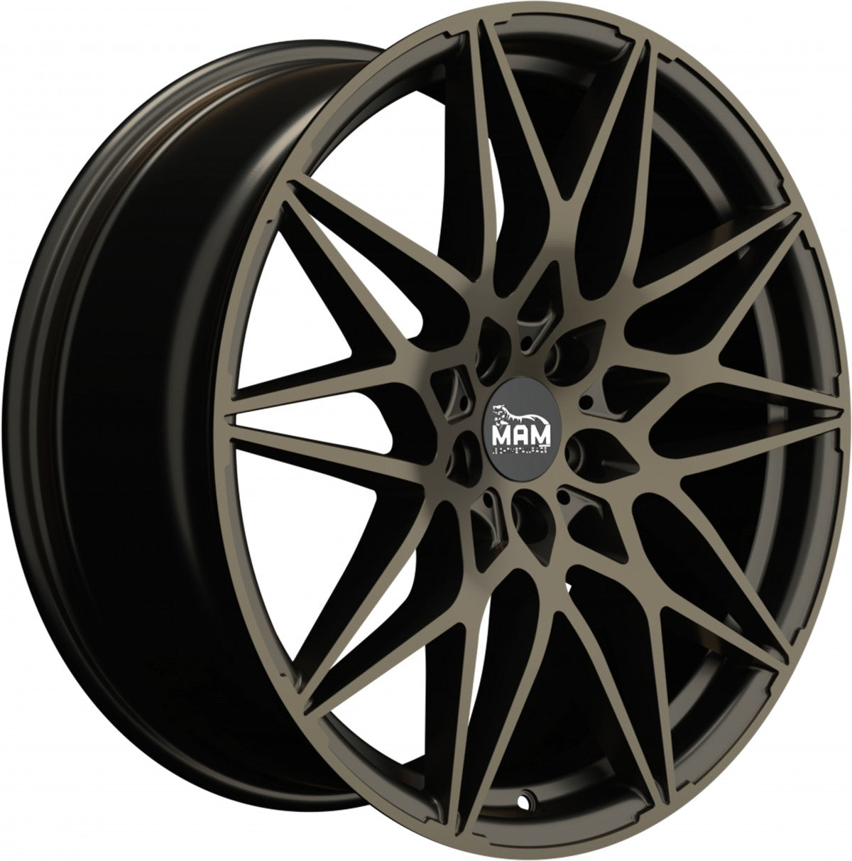MAM B2 matt black bronze 8.5x20 ET30 - LK5/112 ML72.6