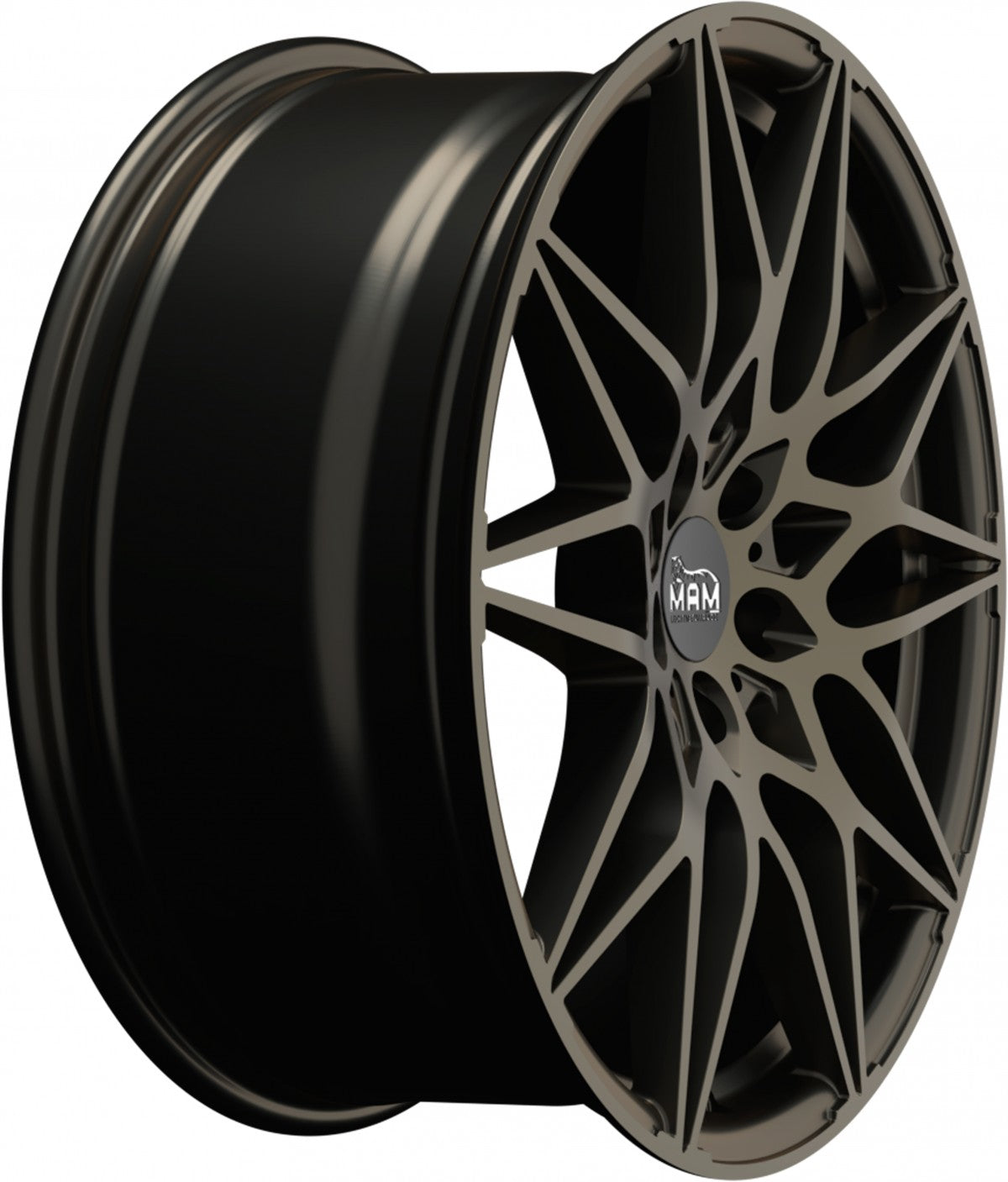 MAM B2 matt black bronze 8.5x20 ET30 - LK5/112 ML72.6