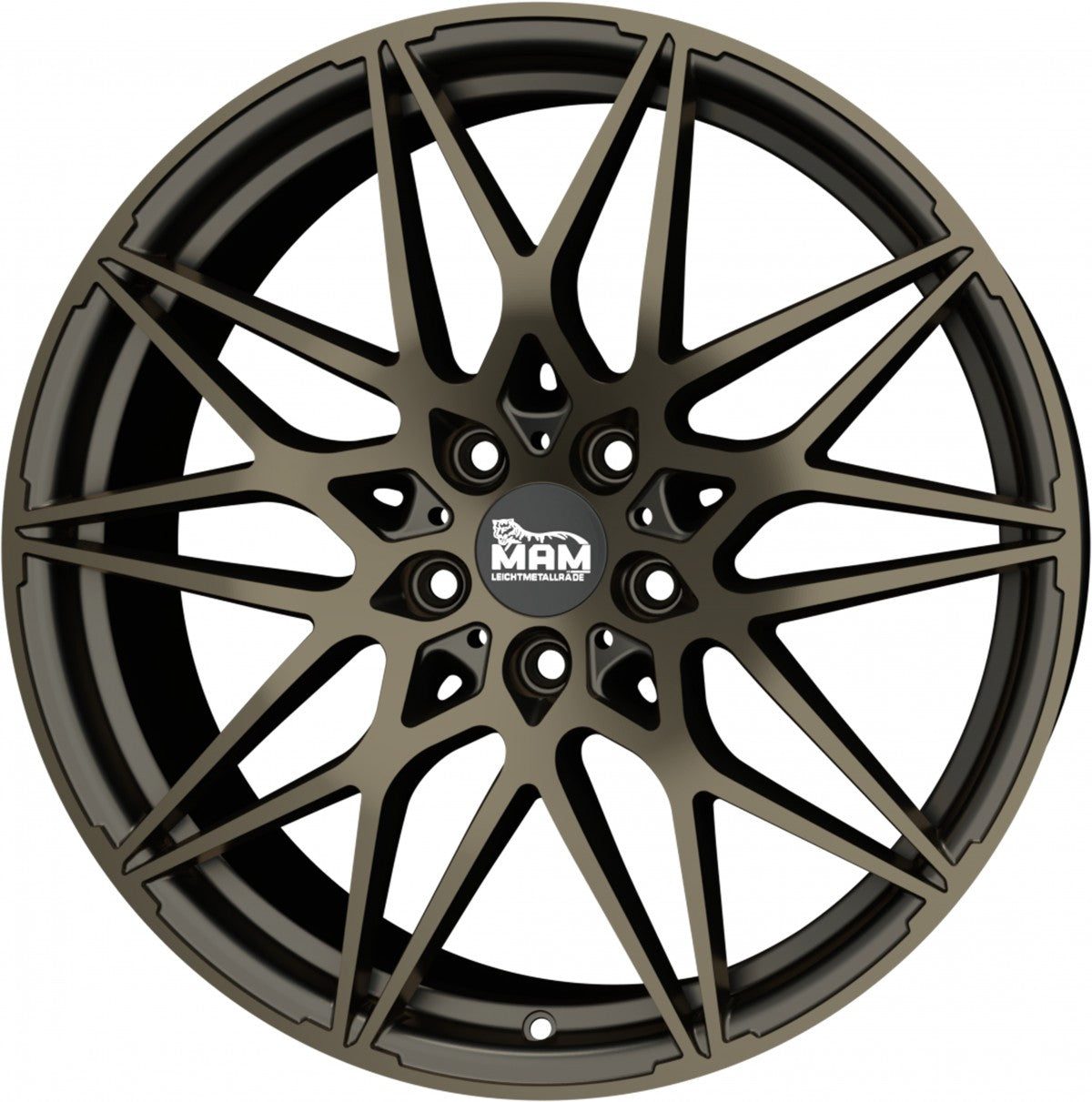 MAM B2 matt black bronze 8.5x20 ET30 - LK5/112 ML72.6