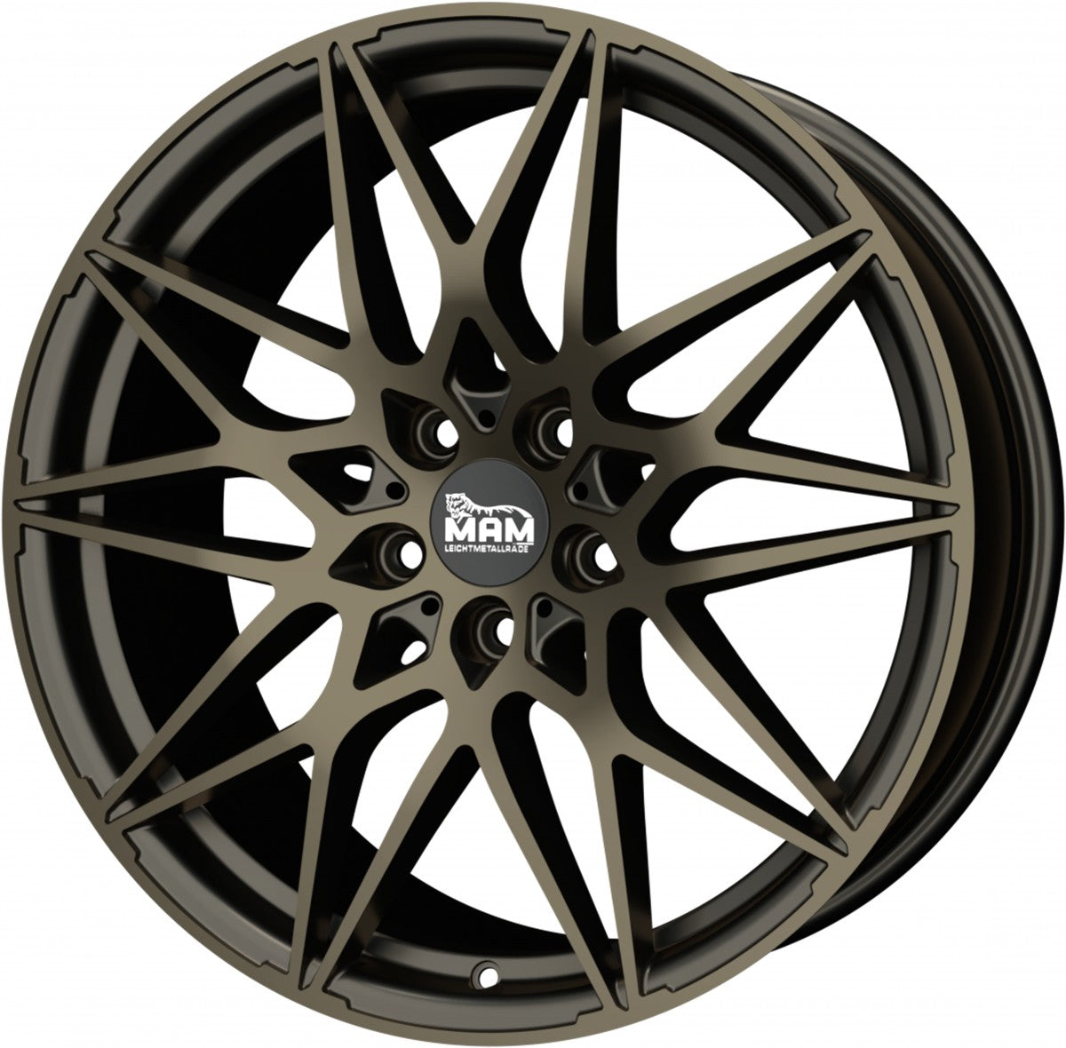 MAM B2 matt black bronze 8.5x20 ET30 - LK5/112 ML72.6