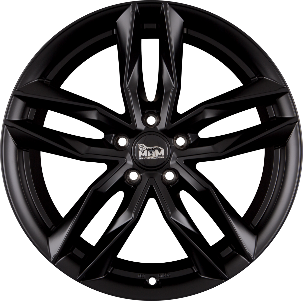 MAM RS3 matt black painted Alufelge 8.5x19 Zoll ET45 LK 5x112 ML66.6 – Bild 3