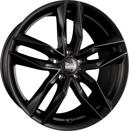 MAM RS3 matt black painted Alufelge 8.5x19 Zoll ET45 LK 5x112 ML66.6 – Bild 4